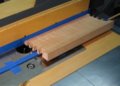 Routing Groove in Ends for Bottom Panel Close-Up